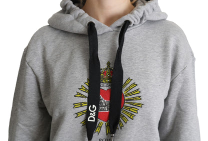 Exclusive Hooded Gray Cotton Sweater