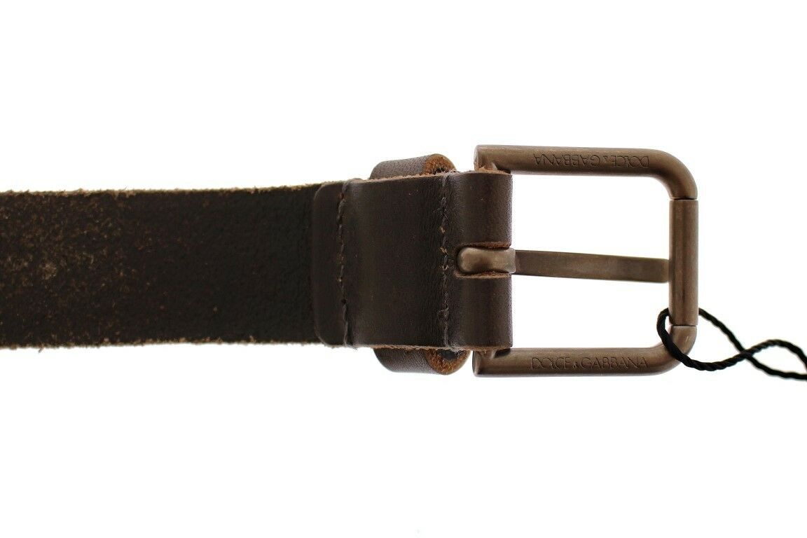 Elegant Leather-Cotton Fusion Men's Belt