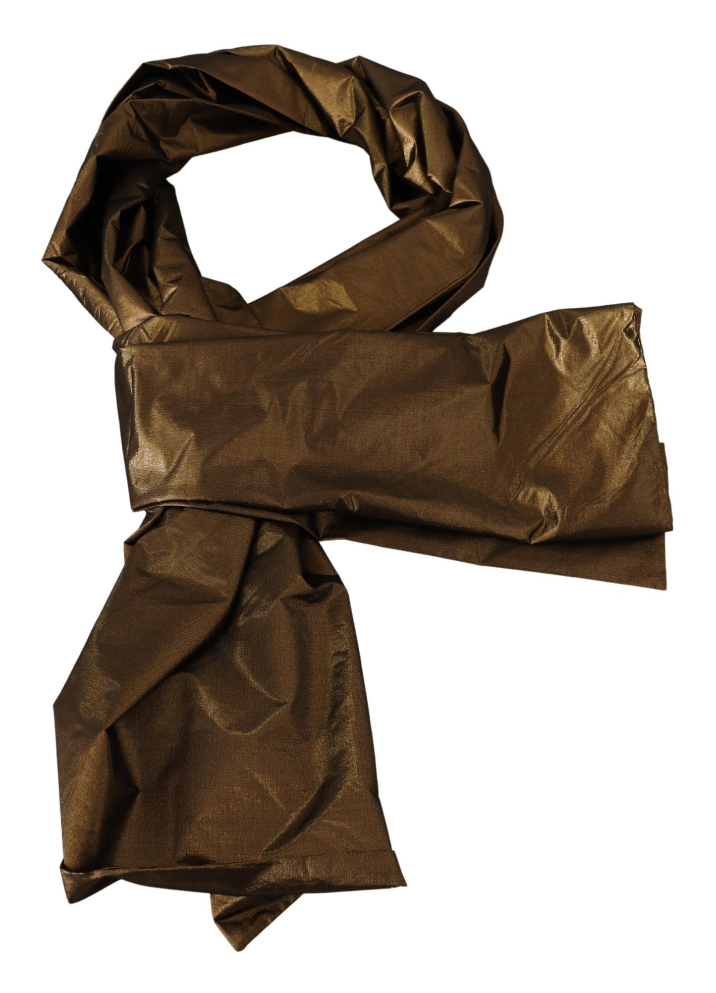 Elegant Metallic Bronze Scarf