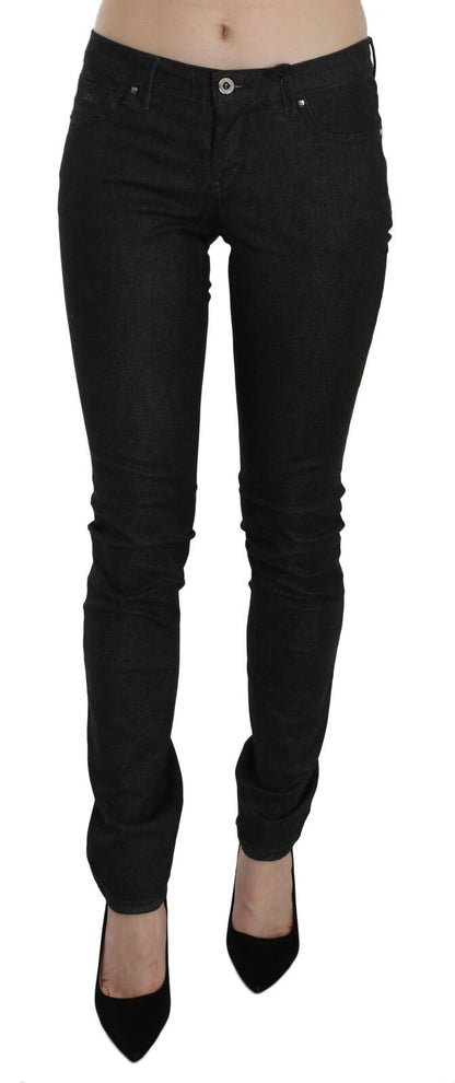 Chic Low Waist Slim Fit Skinny Denim