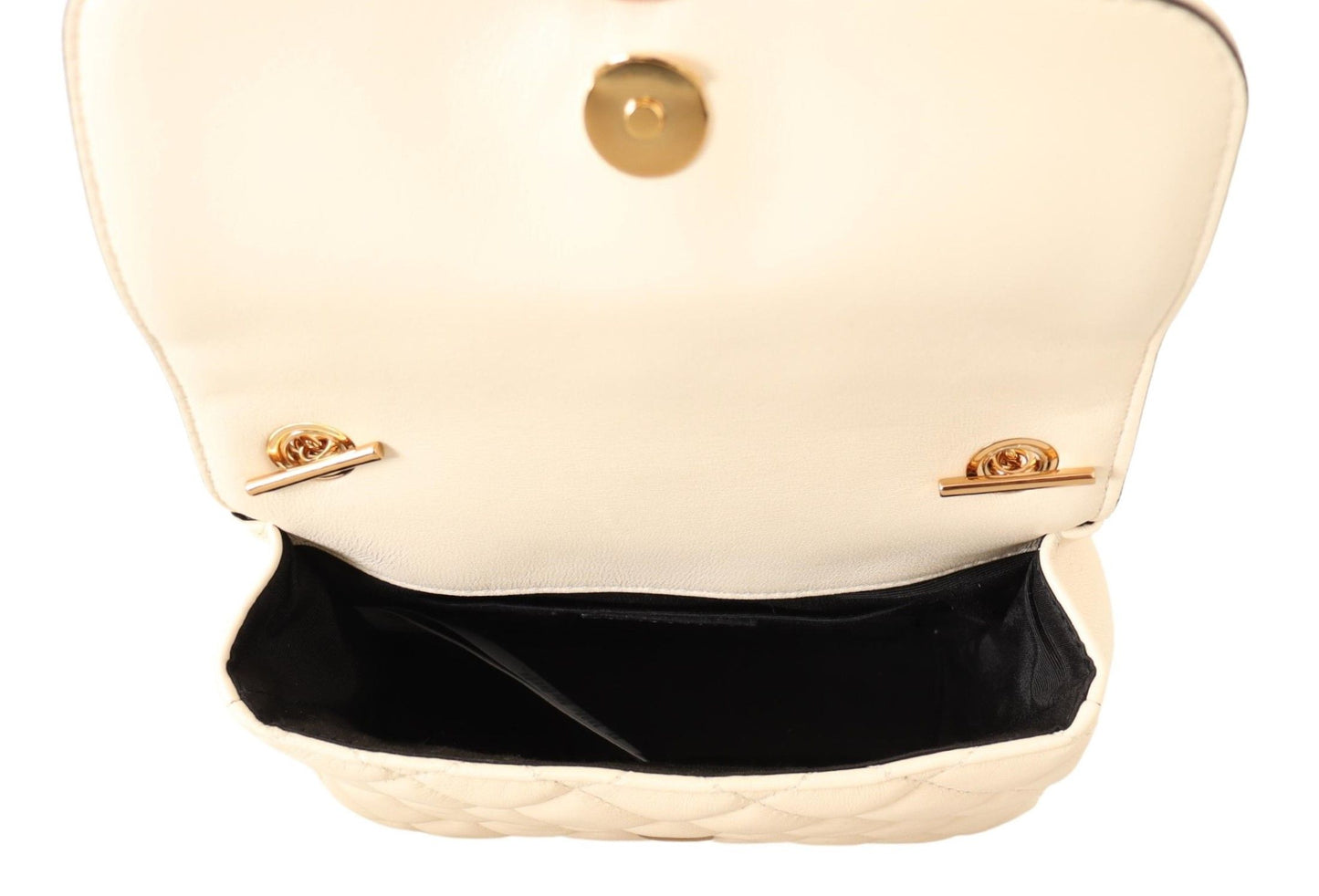 Chic Nappa Leather Crossbody in Purity White