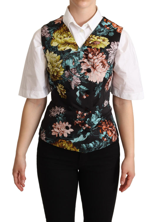 Exquisite Floral Jacquard Waistcoat