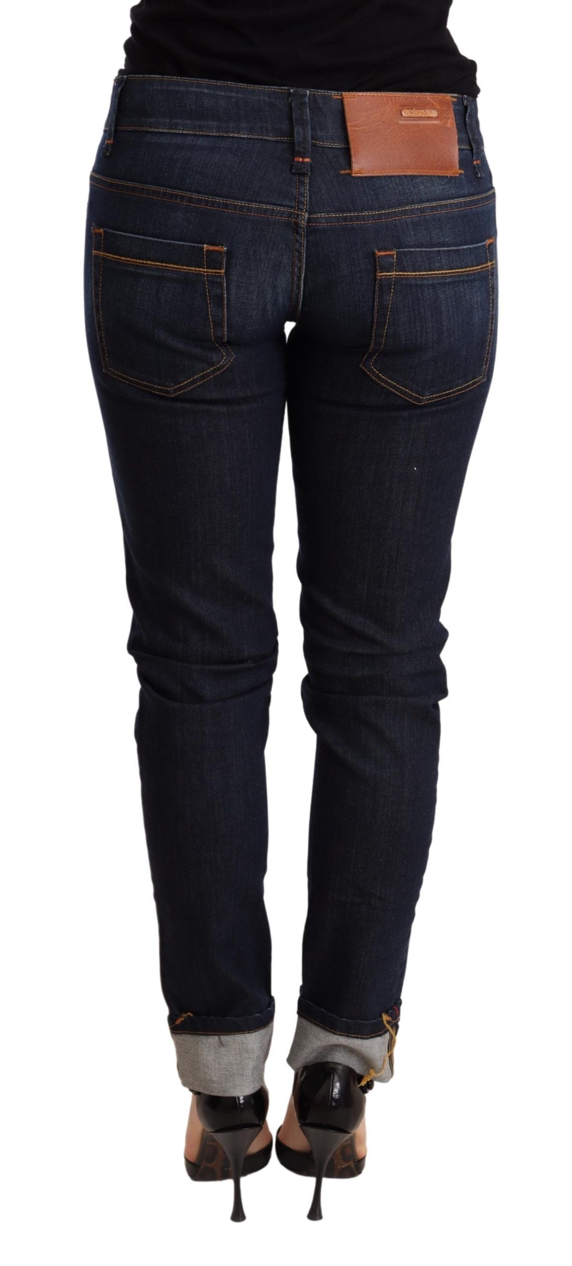 Chic Dark Blue Skinny Jeans