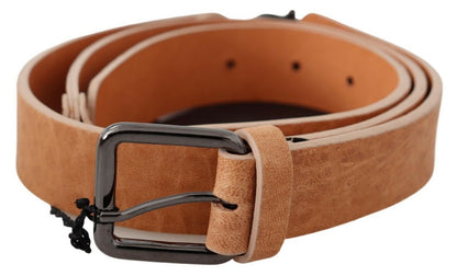 Chic Light Brown Leather Fashion Belt