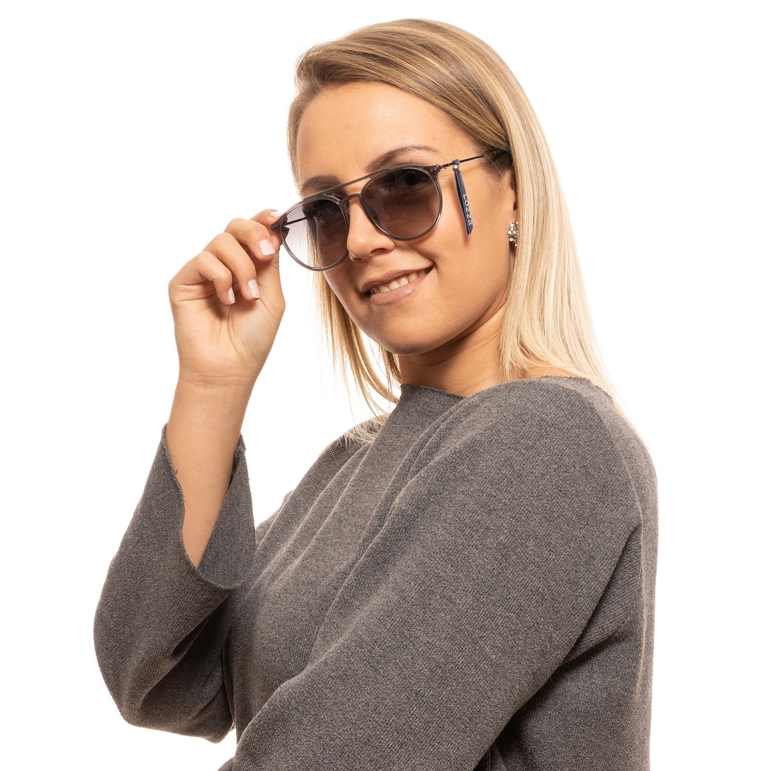 Gray Unisex Sunglasses