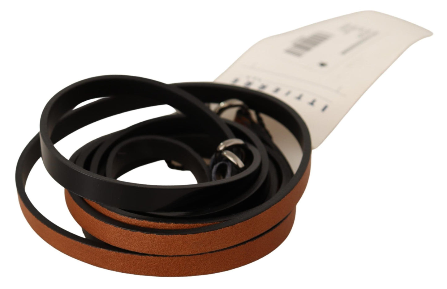 Elegant Brown Leather Fashion Belt