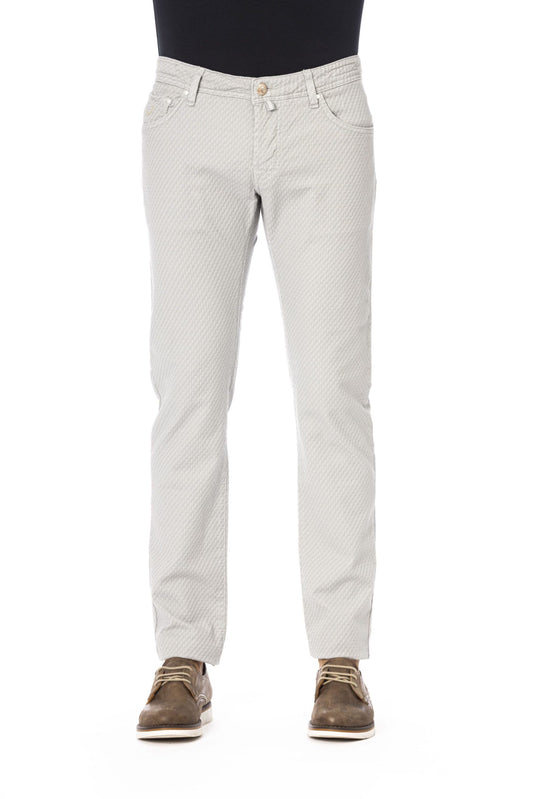 Gray Cotton Men's Jean