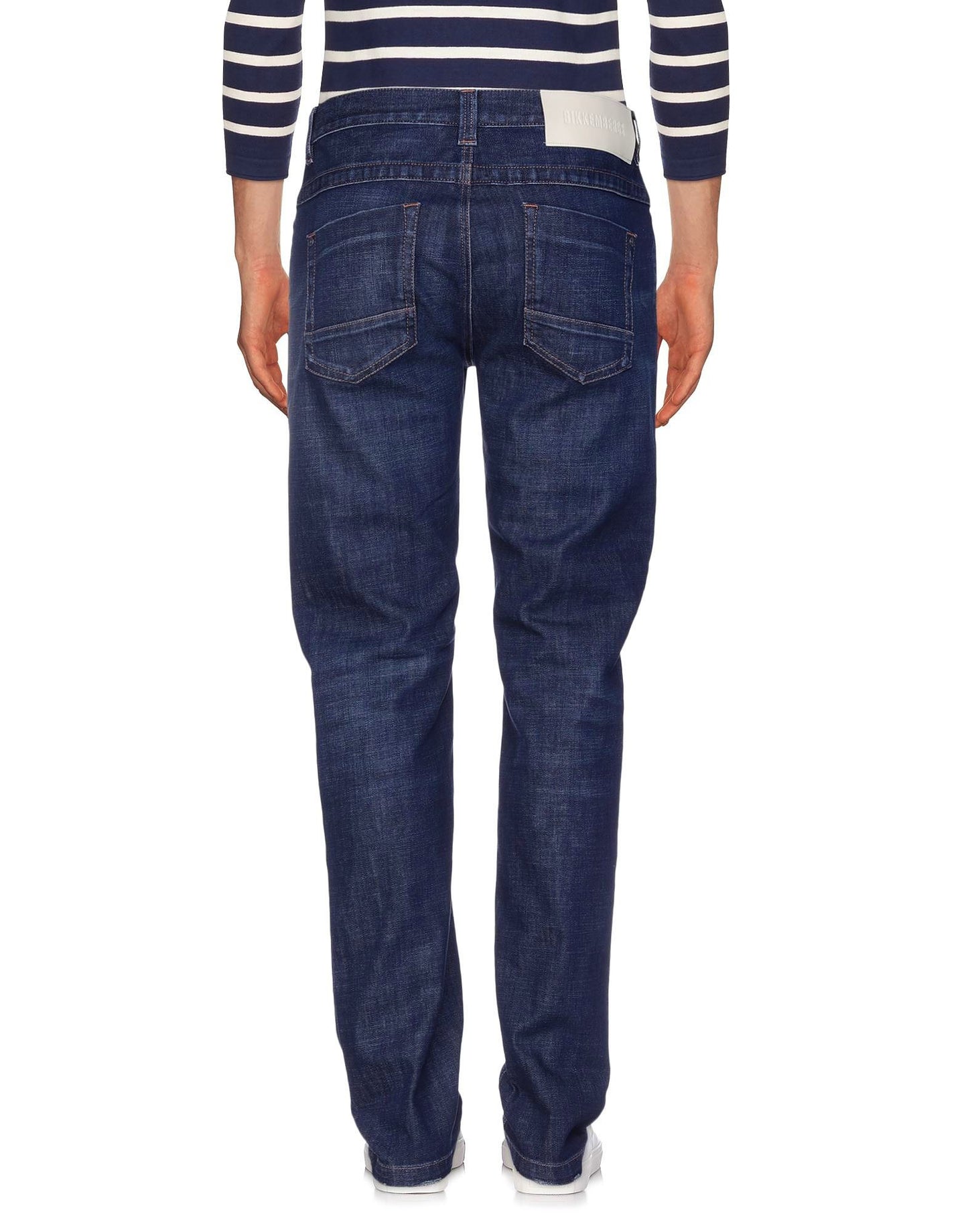 Sleek Dark Blue Regular Fit Jeans