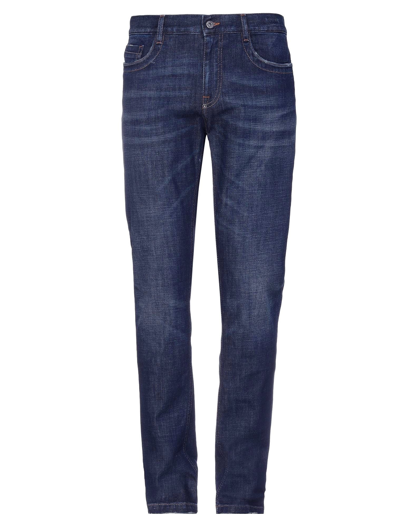 Sleek Dark Blue Regular Fit Jeans