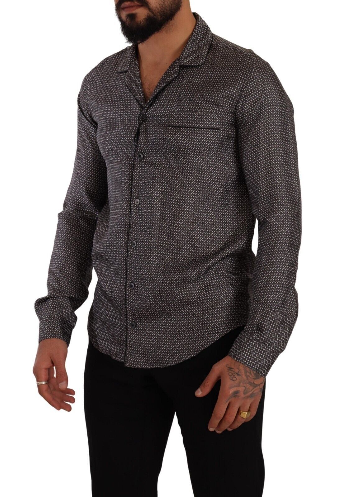 Elegant Silk Button Down Shirt