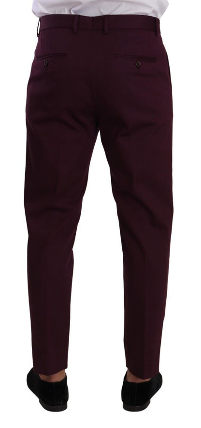 Elegant Purple Chinos for the Modern Man