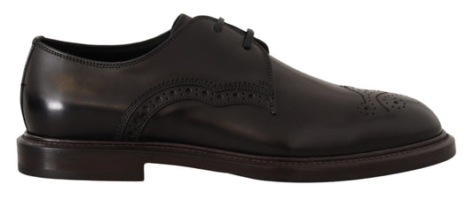 Elegant Black Derby Dress Shoes