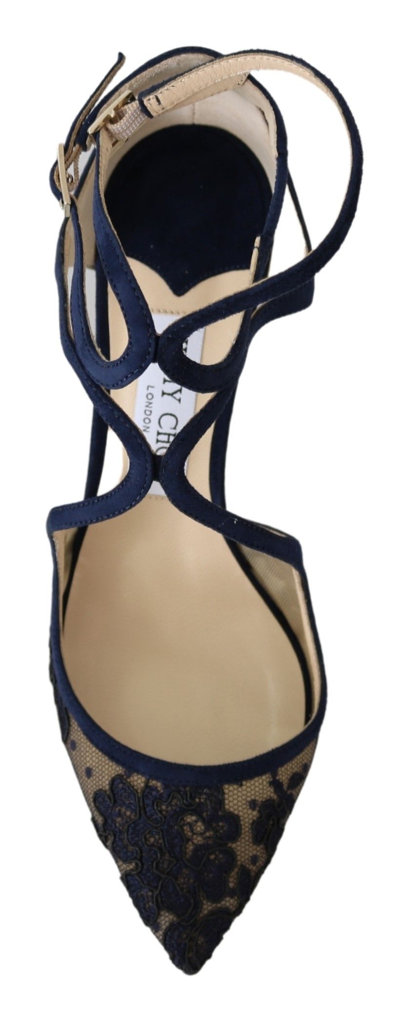 Navy Lancer Leather Pumps Elegance Unleashed