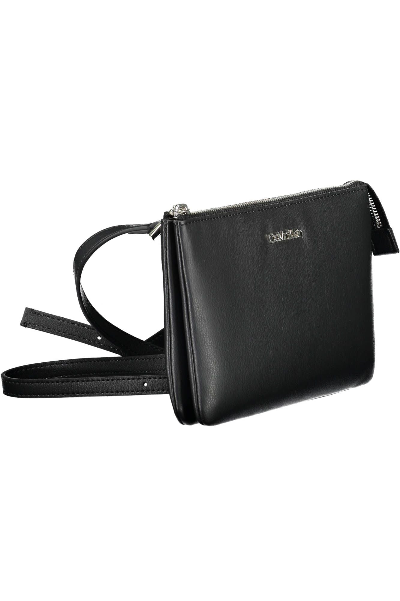 Black Polyethylene Women Handbag