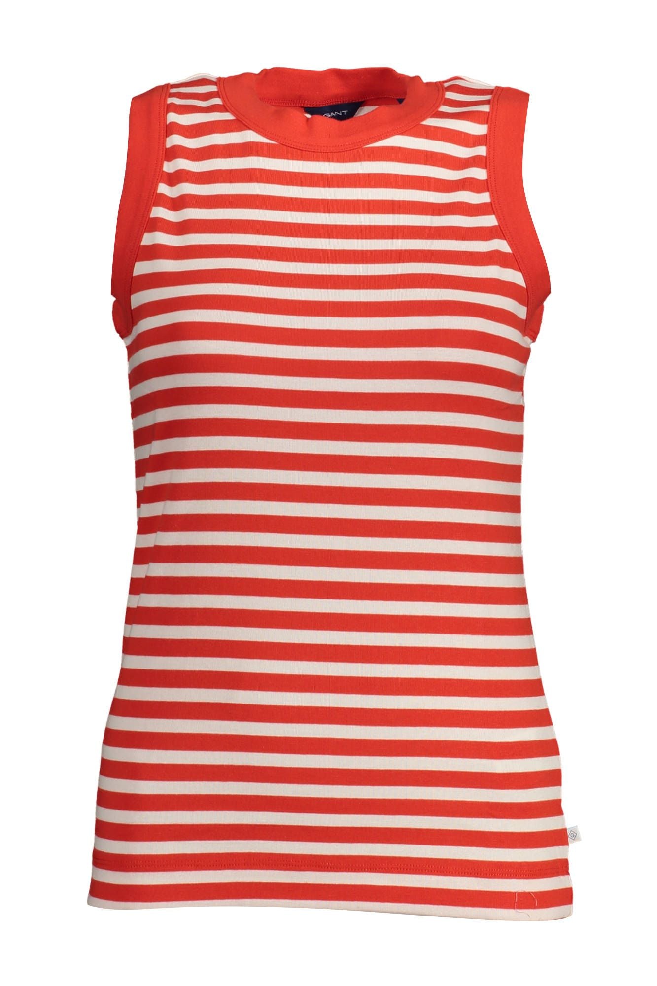 Elegant Wide Shoulder Tank Top in Red