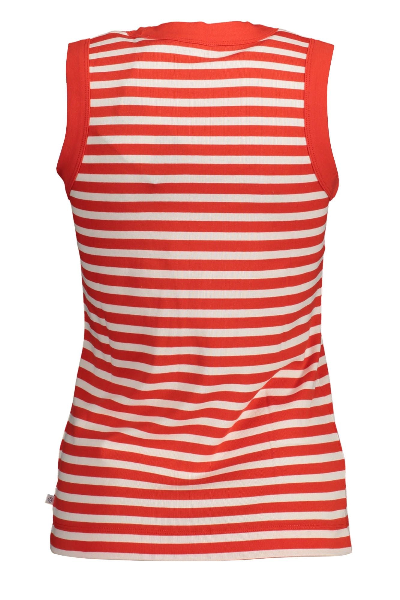 Elegant Wide Shoulder Tank Top in Red