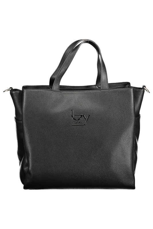 Chic Black Multi-Pocket Handbag