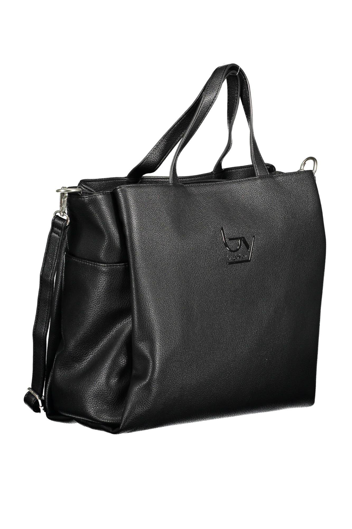 Chic Black Multi-Pocket Handbag