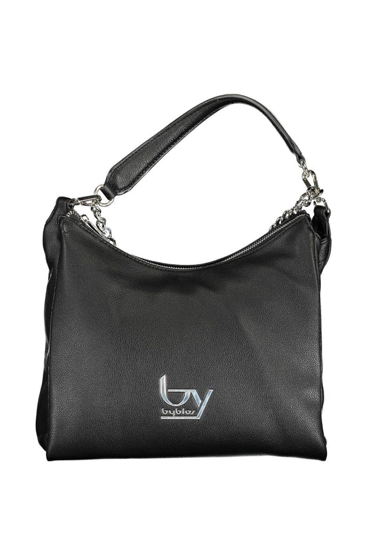 Black Polyethylene Women Handbag