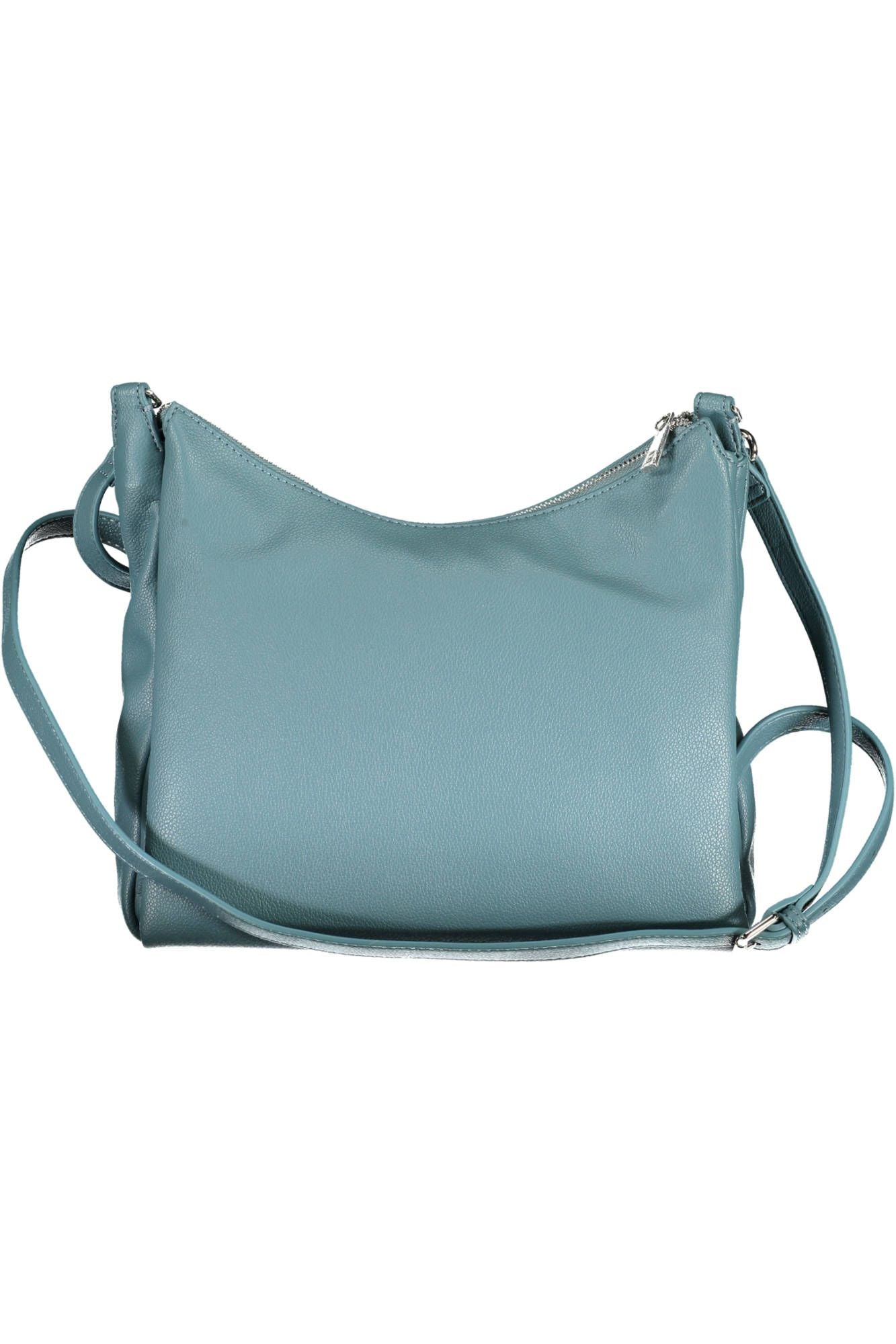 Blue Polyethylene Women Handbag