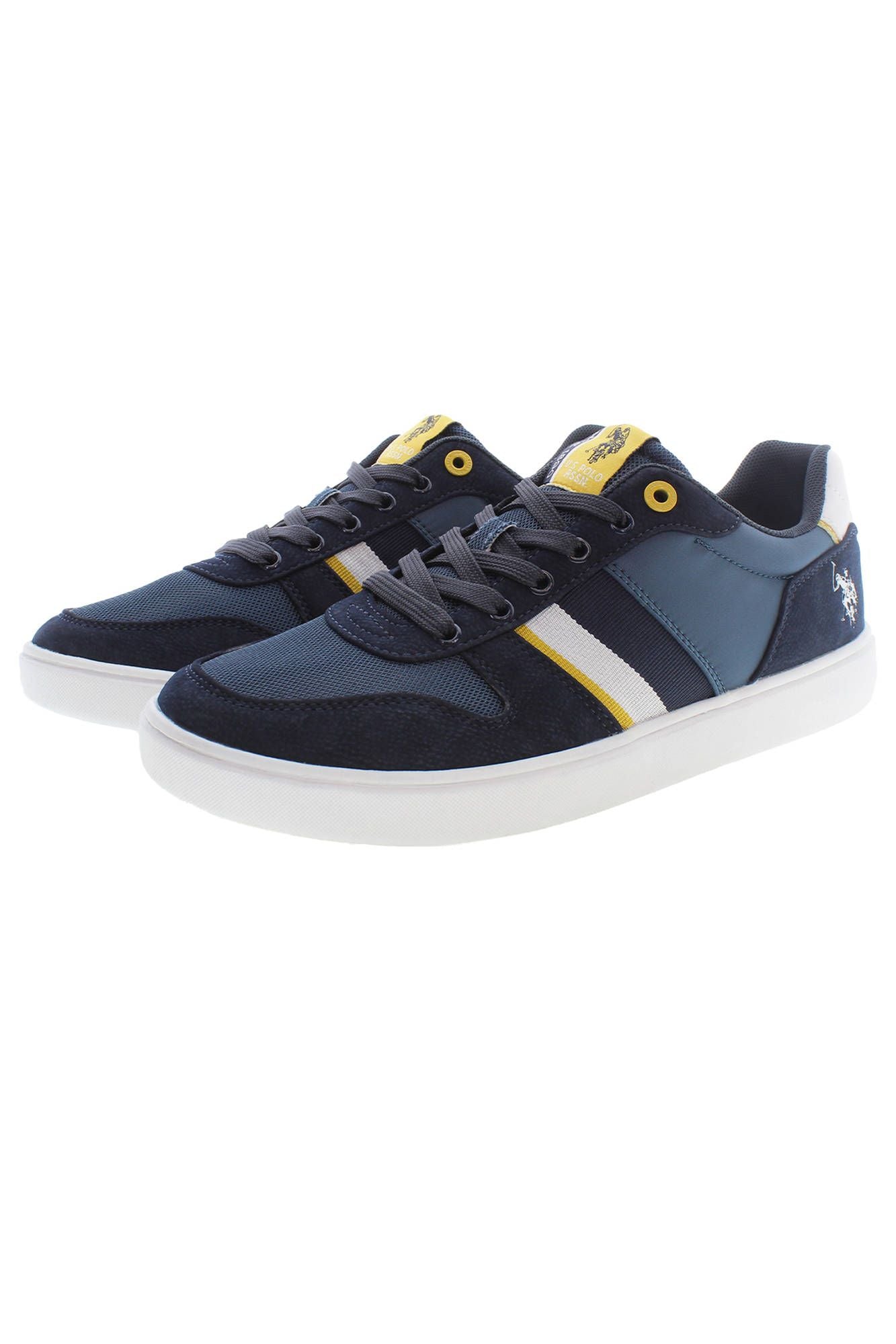 Blue Polyester Men Sneaker