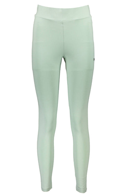 Green Cotton Women Legging