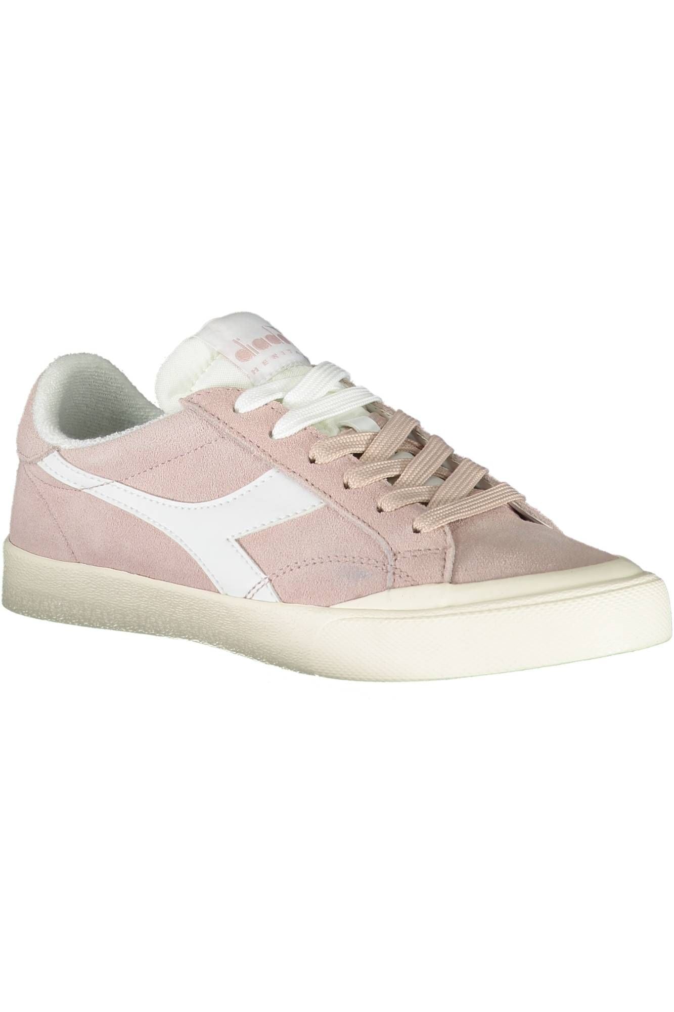 Pink Leather Women Sneaker