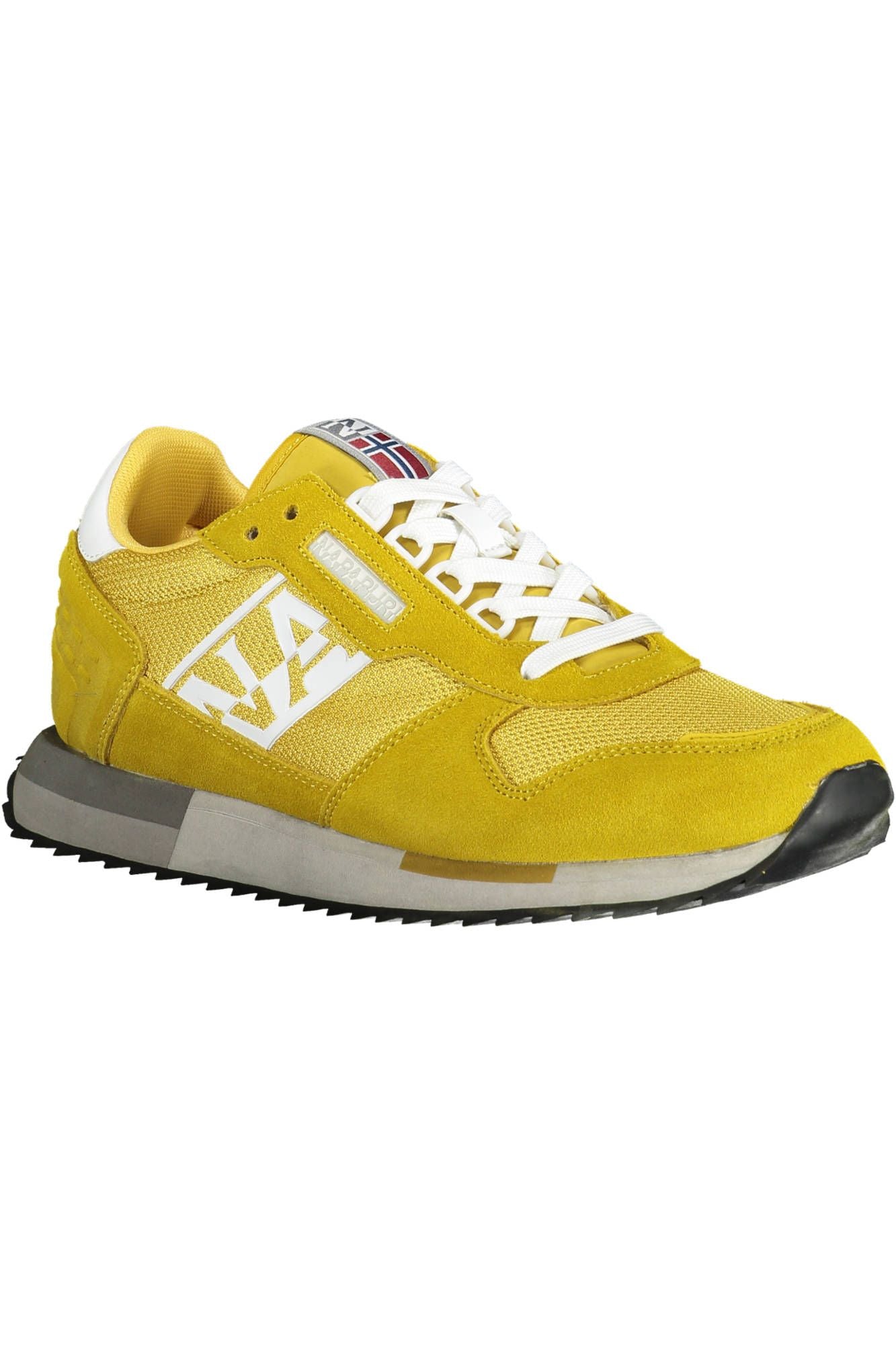 Yellow Leather Men Sneaker