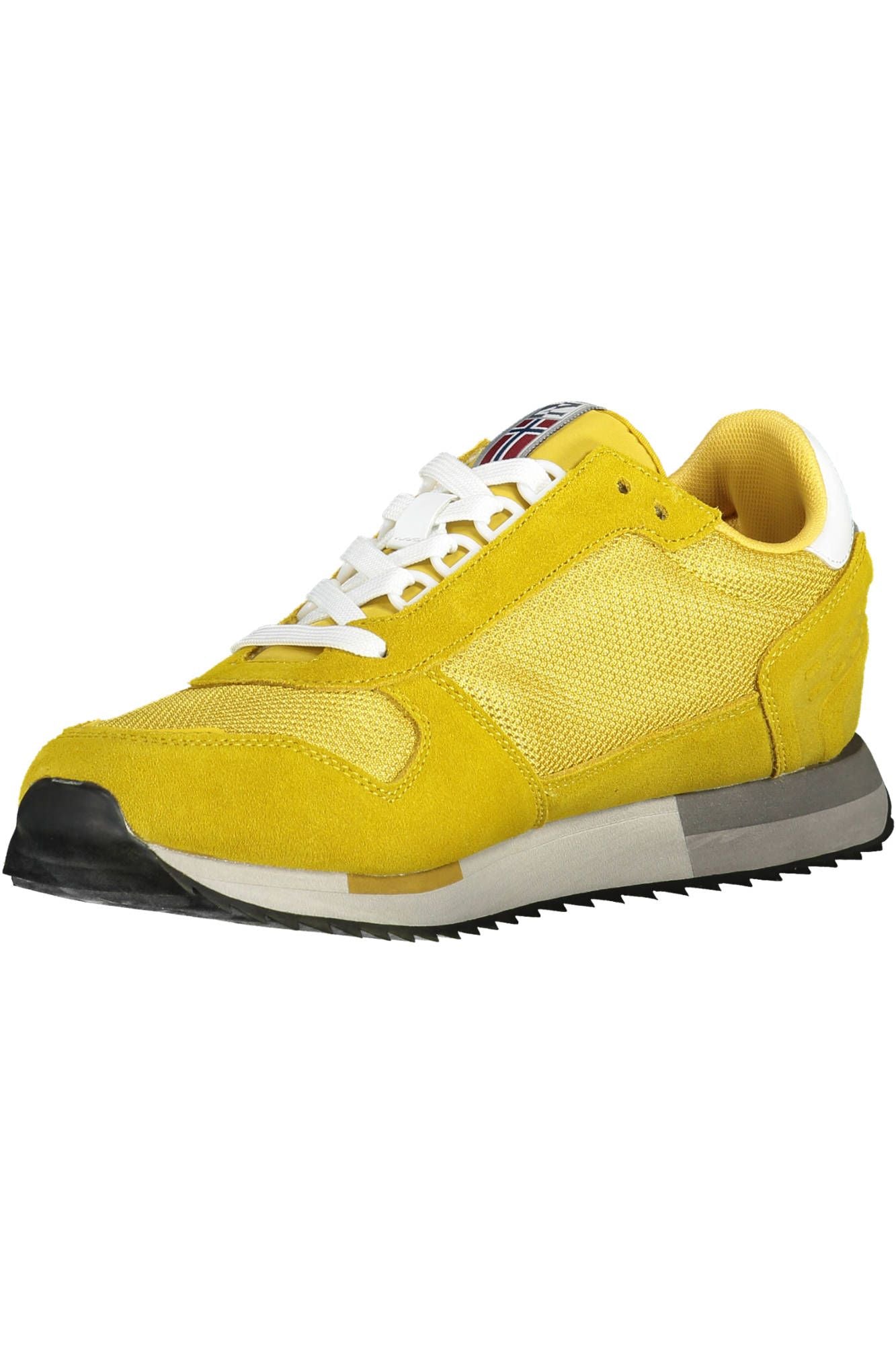 Yellow Leather Men Sneaker