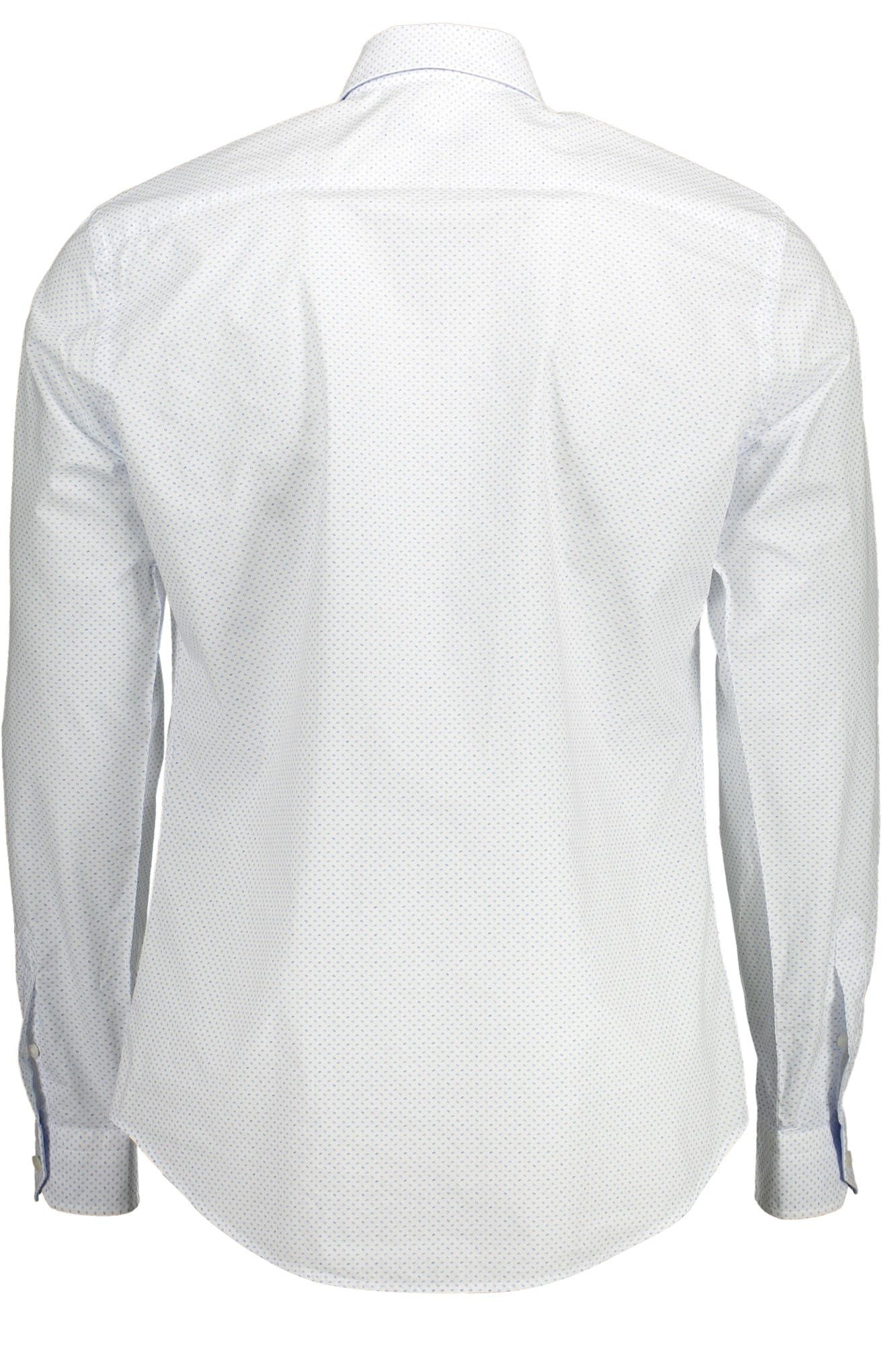 White Cotton Men Shirt