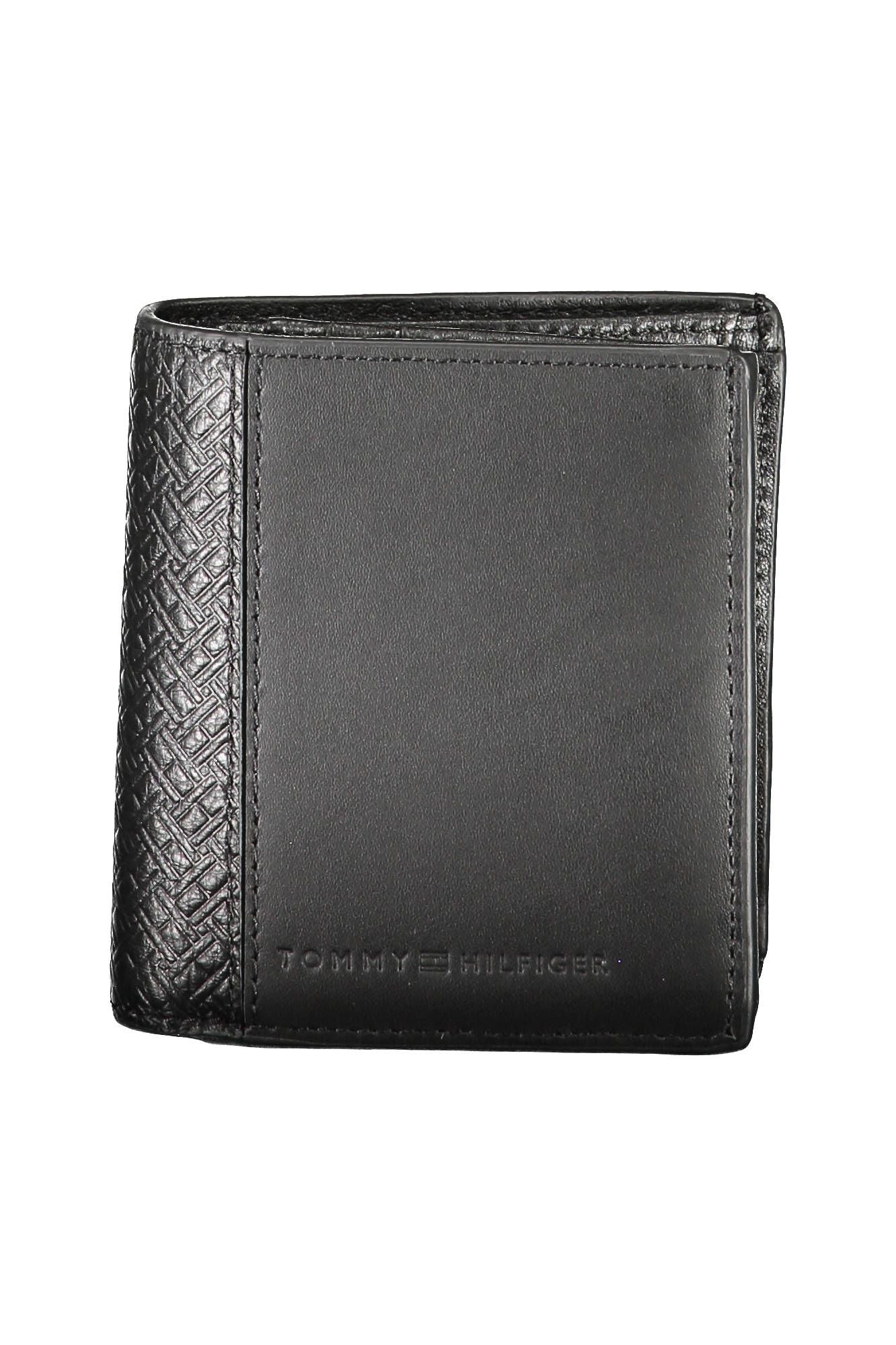 Elegant Black Leather Bifold Wallet