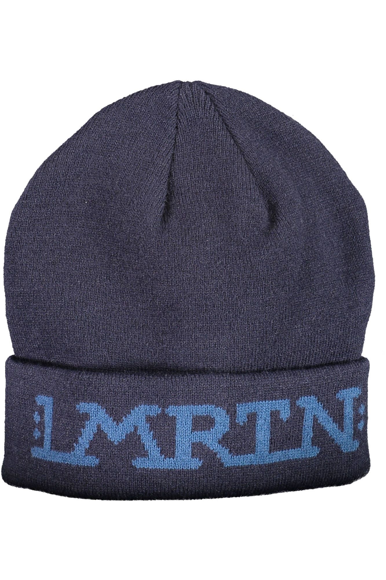 Elegant Embroidered Nylon Cap in Serene Blue