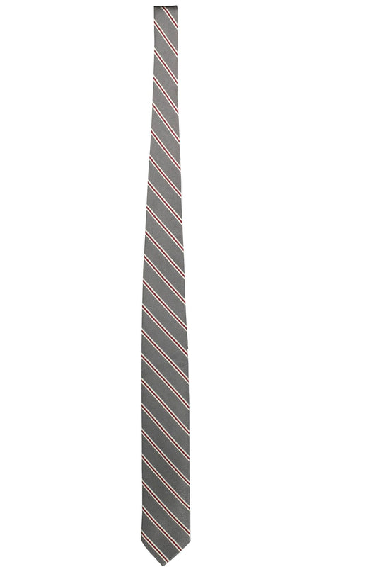 Elegant Silk Tie with Contrast Details