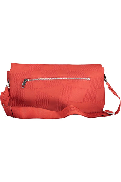 Red Polyethylene Women Handbag