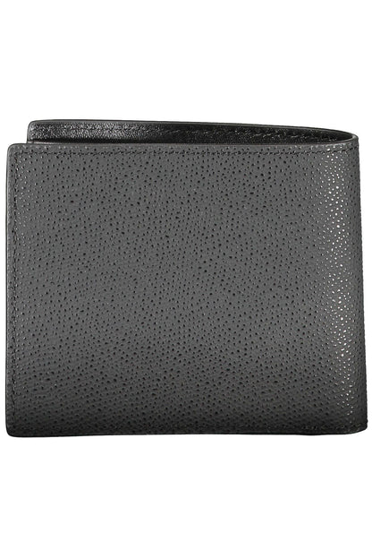 Chic Black Bifold Wallet with Coin Purse