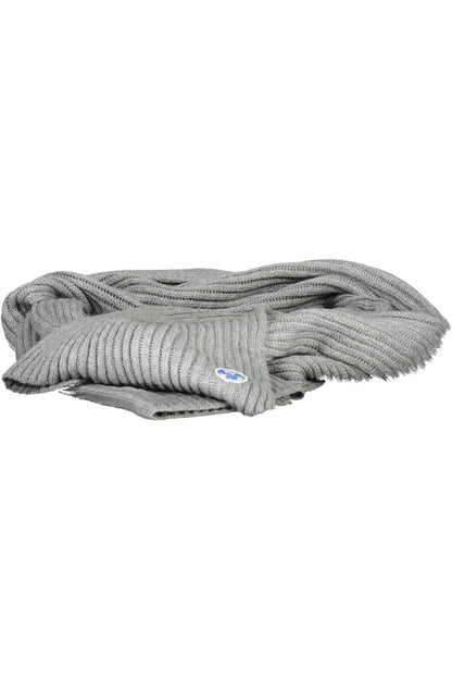 Gray Cotton Men Scarf