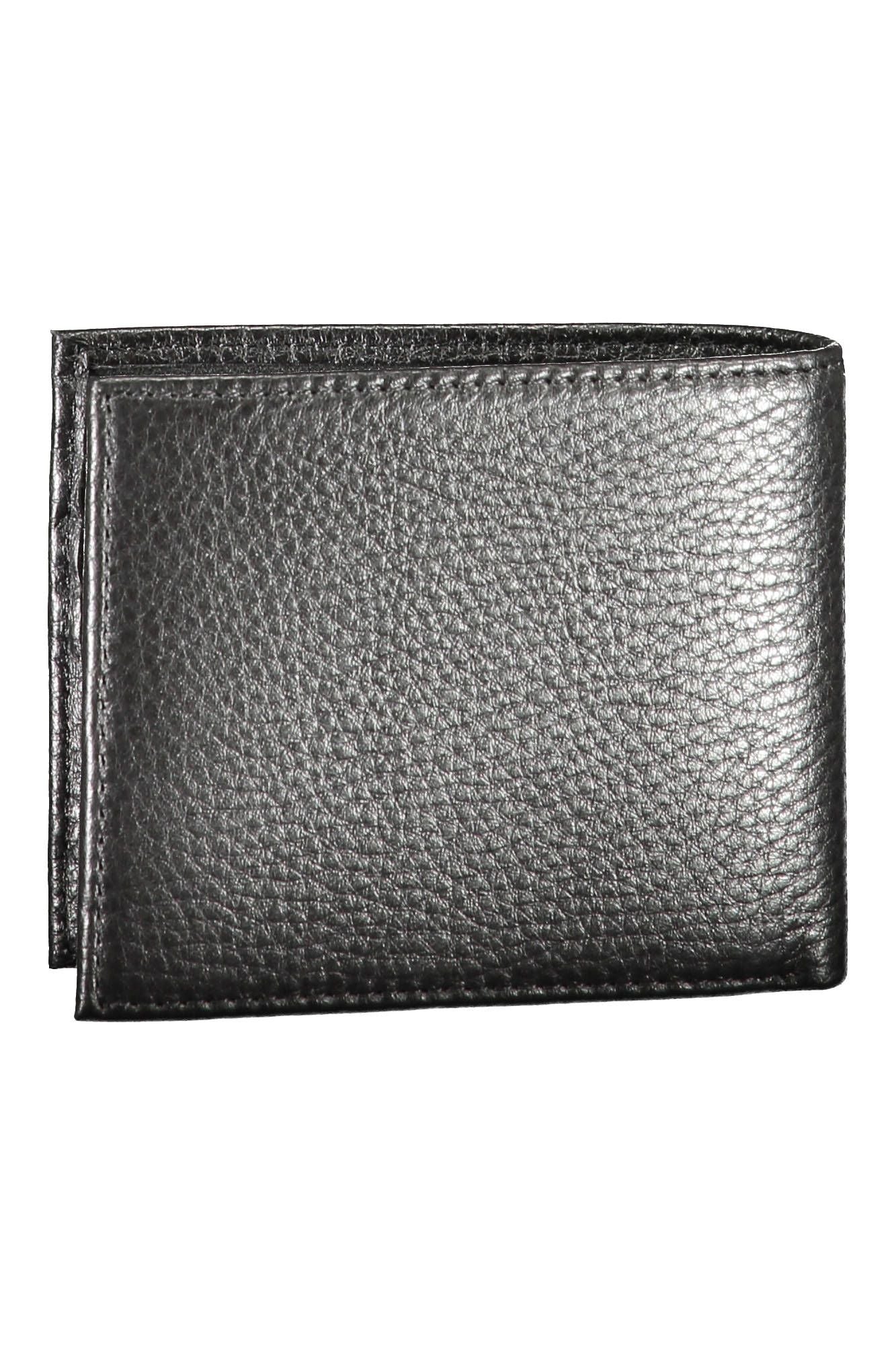 Elegant Black Leather Bifold Wallet