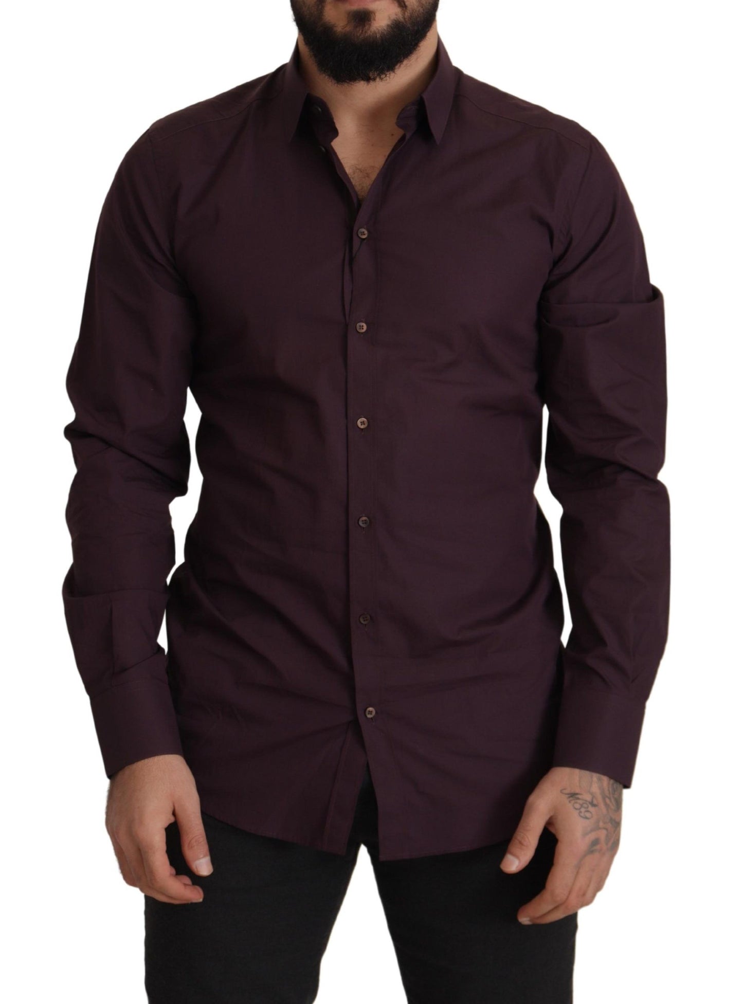 Regal Purple Slim Fit Dress Shirt