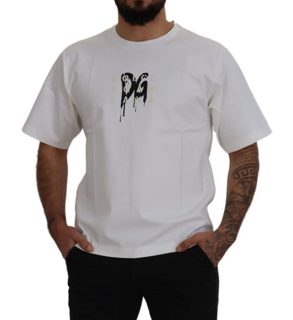 Timeless White Logo Crewneck Tee