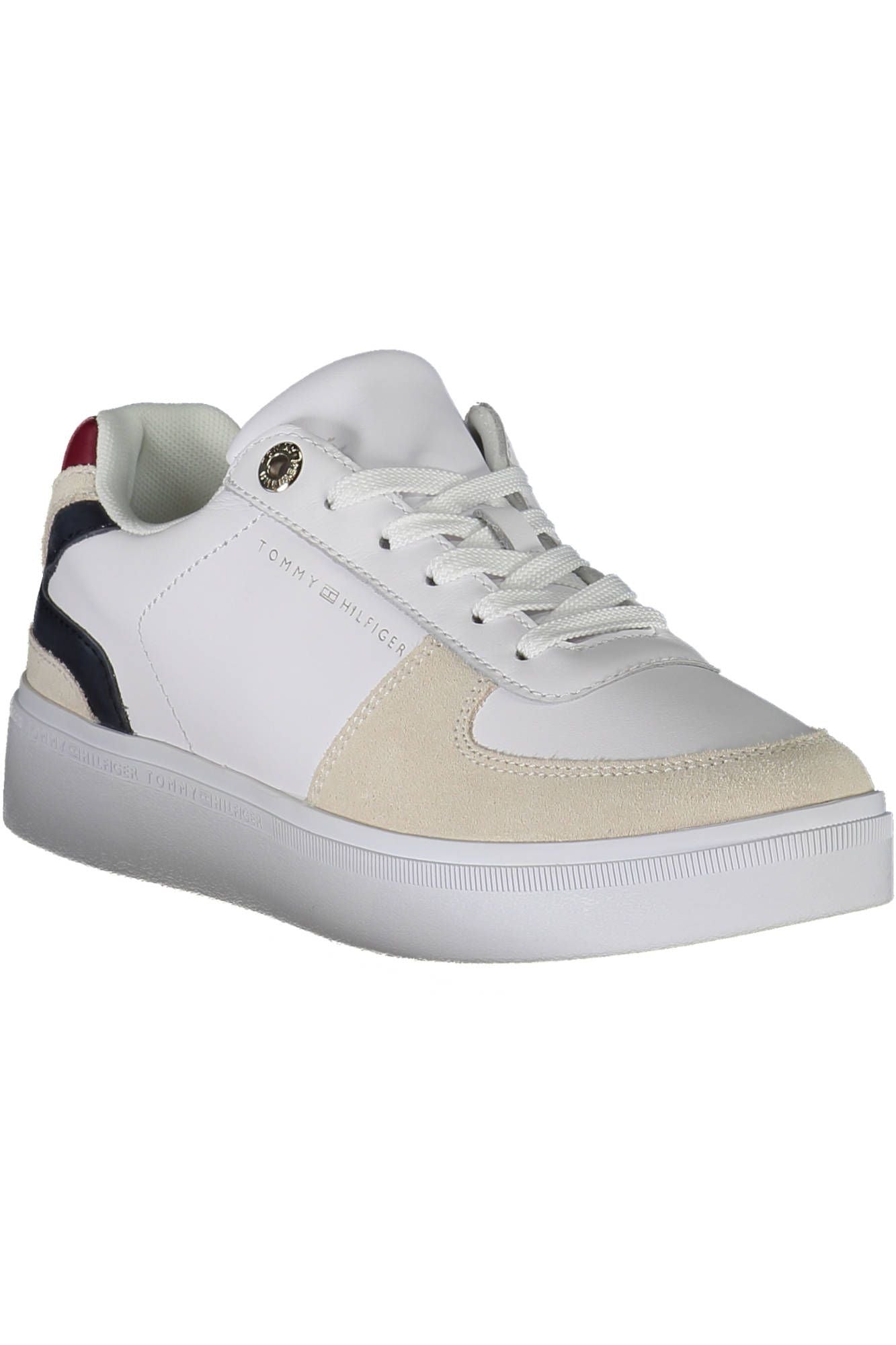 White Leather Women Sneaker