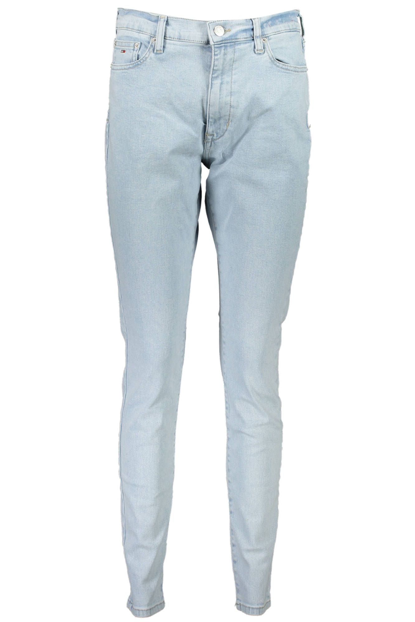 Light Blue Cotton Women Jeans