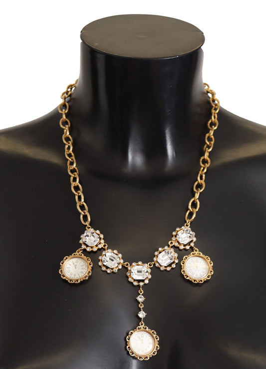 Elegant Timekeeper Statement Necklace