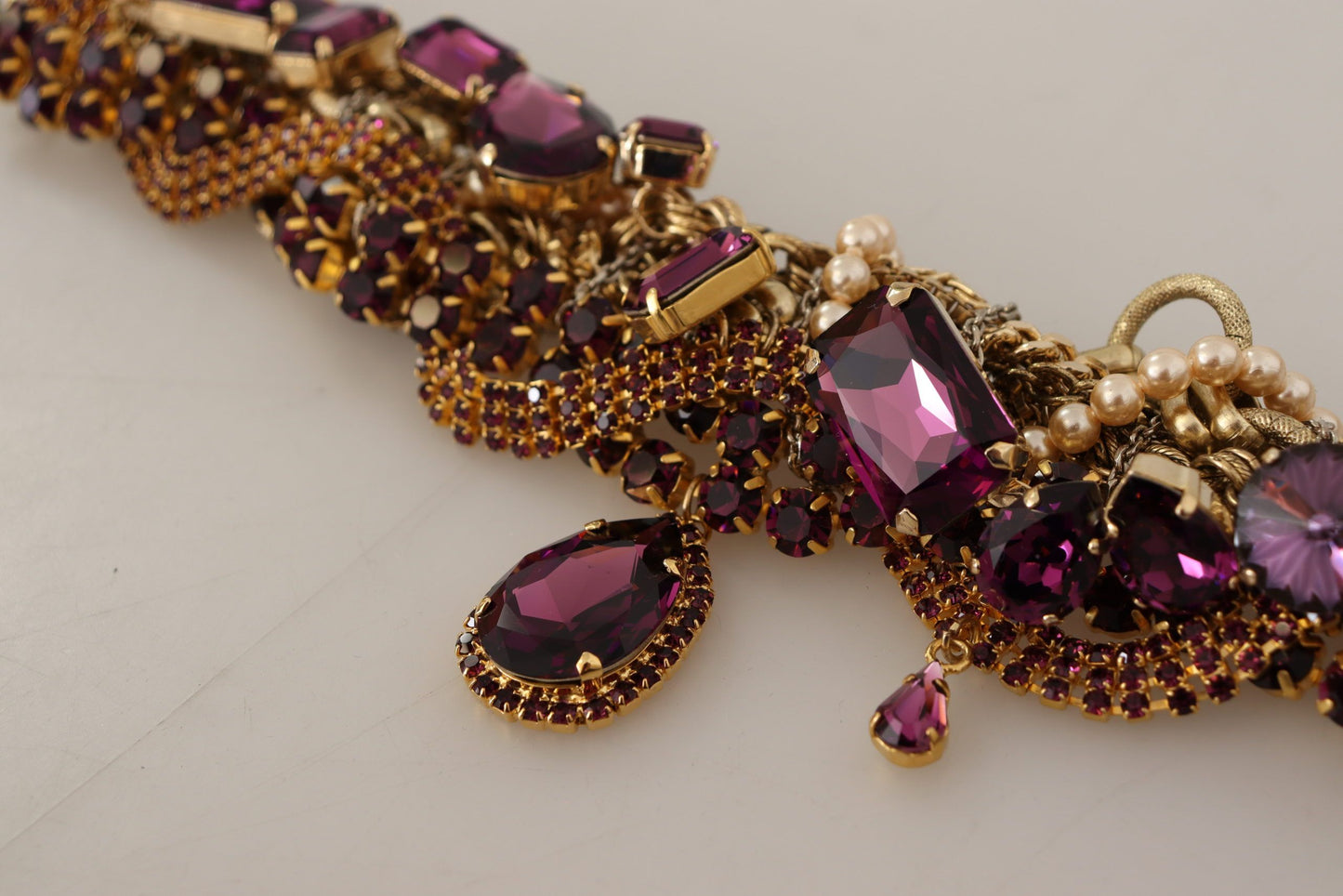 Sicilian Sparkle Gold-Tone Statement Necklace