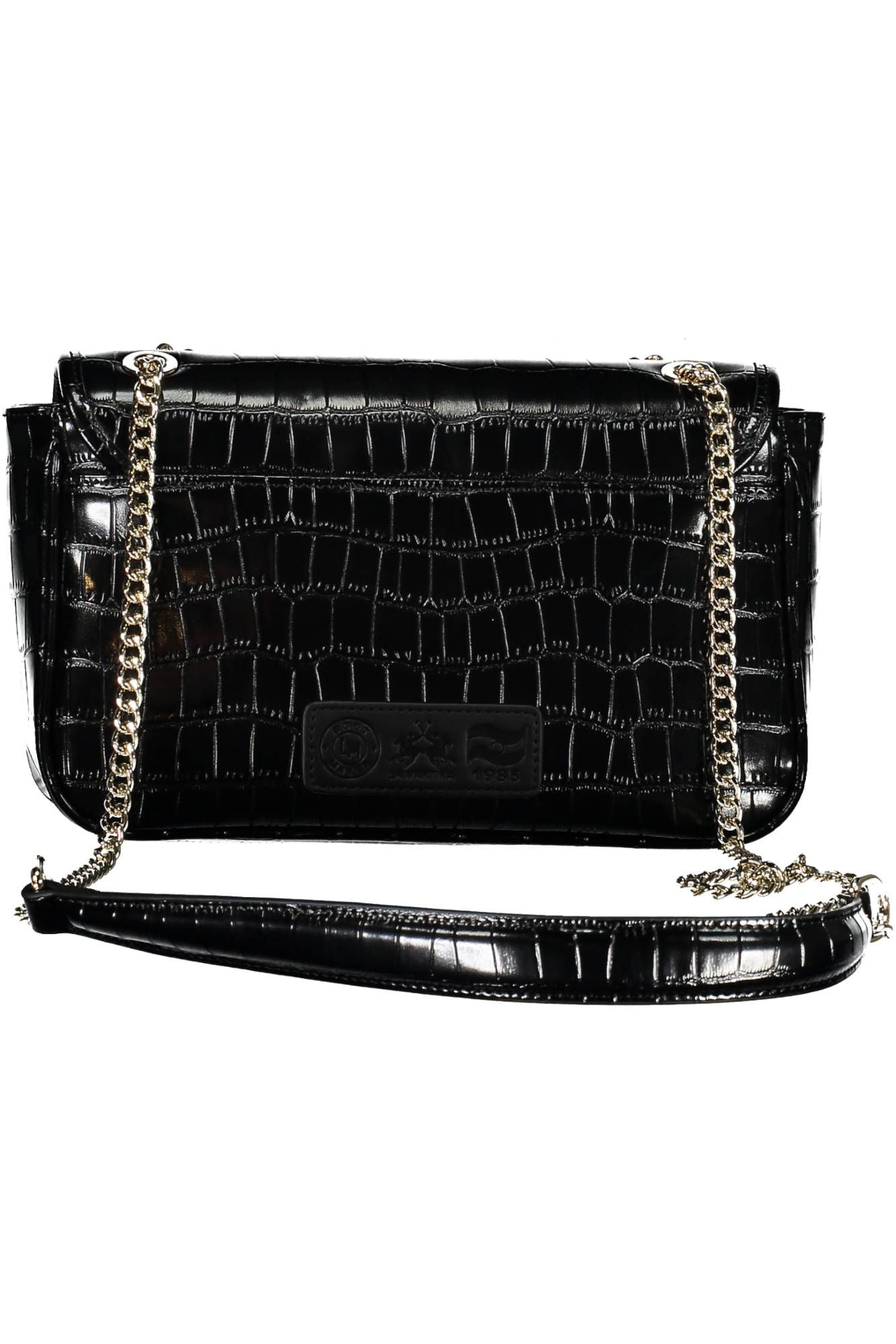 Elegant Chain Shoulder Bag with Contrasting Accents