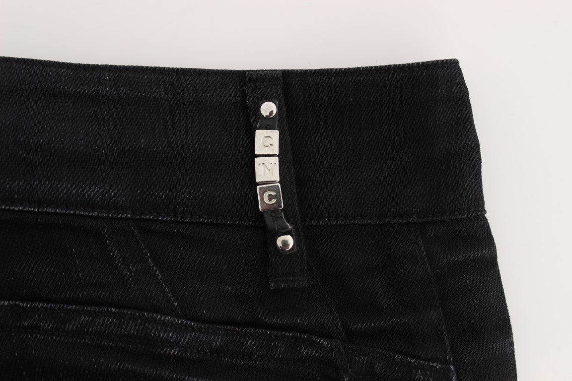 Elegant Black Slouchy Fit Jeans for Trendsetters