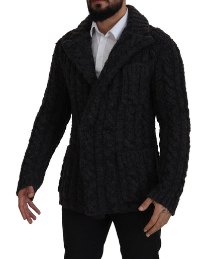 Elegant Double-Breasted Wool-Cashmere Coat