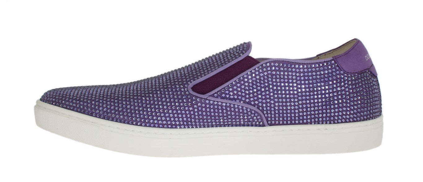 Elegant Purple Strass Fashion Sneakers