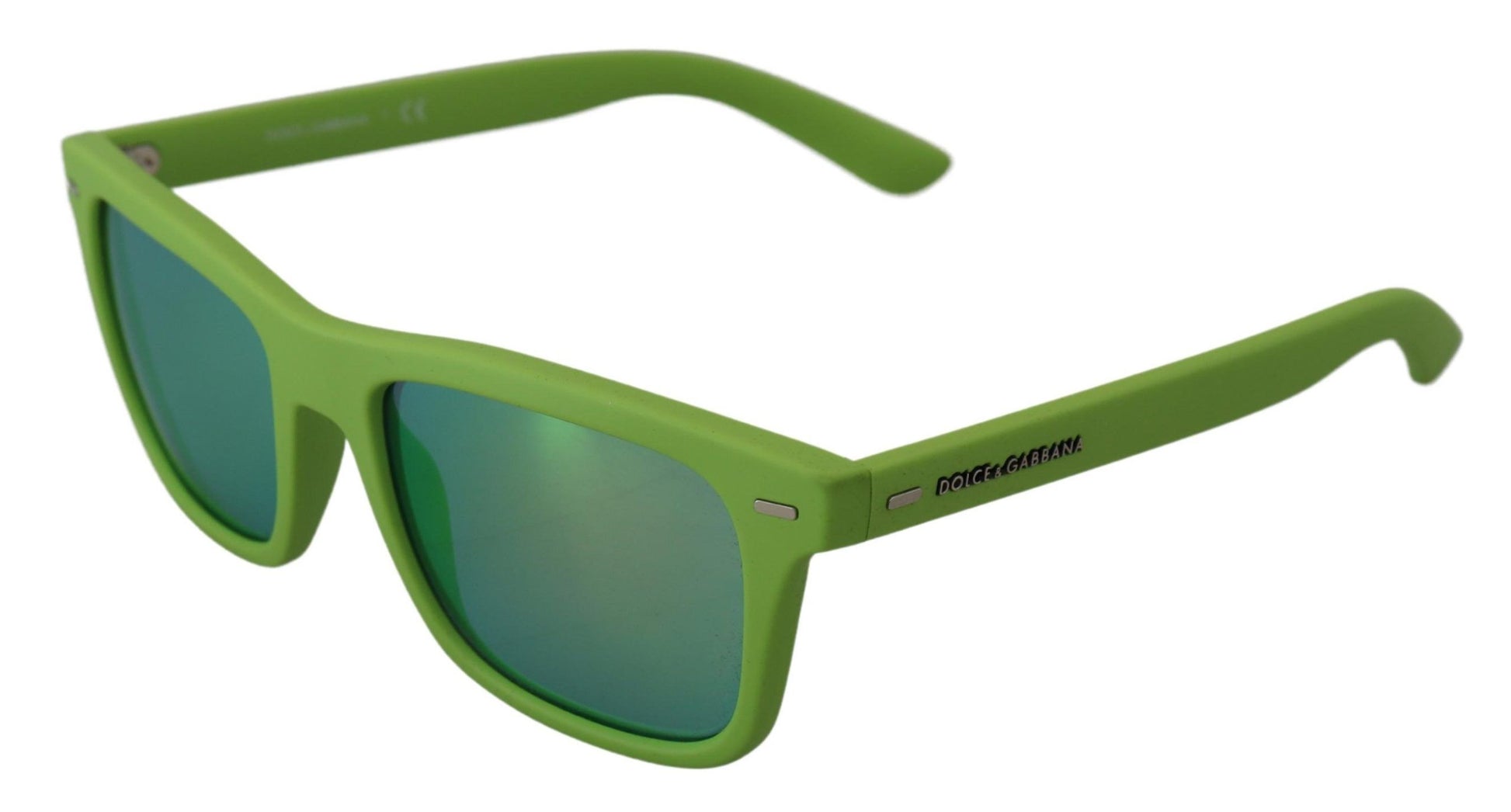 Acid Green Chic Full Rim Sunglasses