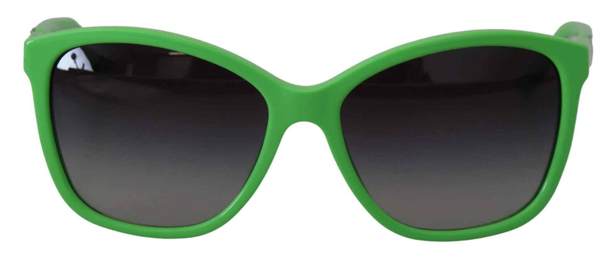 Chic Green Acetate Round Sunglasses