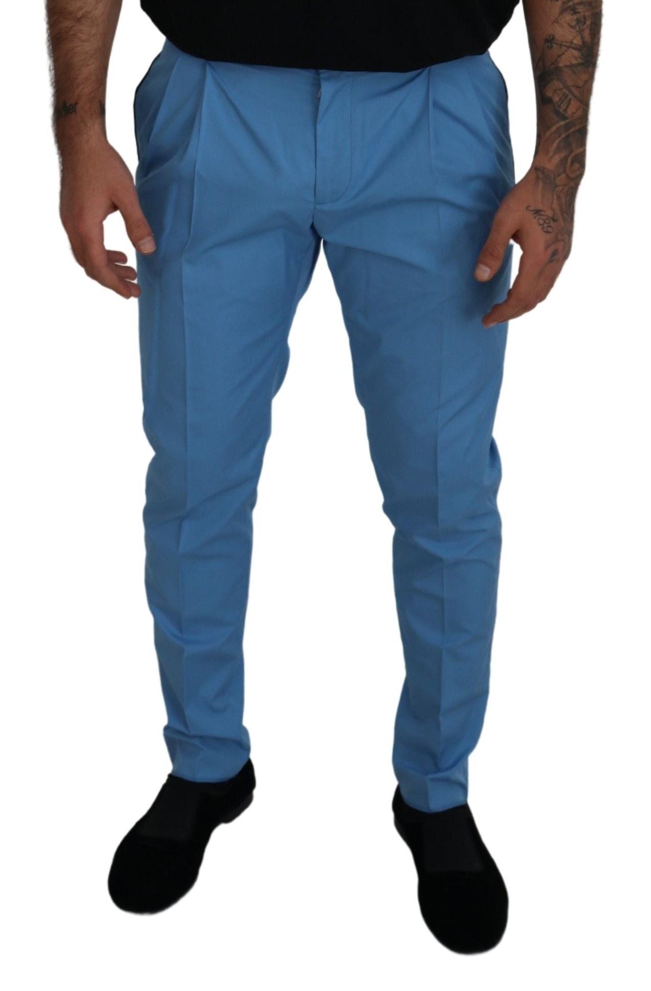 Elegant Slim Fit Chinos - Indulge in Italian Luxury